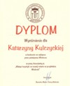 miniatura Wyróżnienie dla naszej Studentki p. Katarzyny Kulczyckiej za pracę licencjacką na specjalności Zarządzanie turystyką